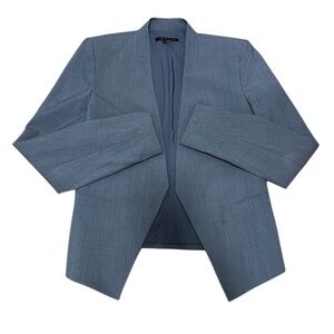 Theory Grey Lanai Wool Blend Blazer, Size 8